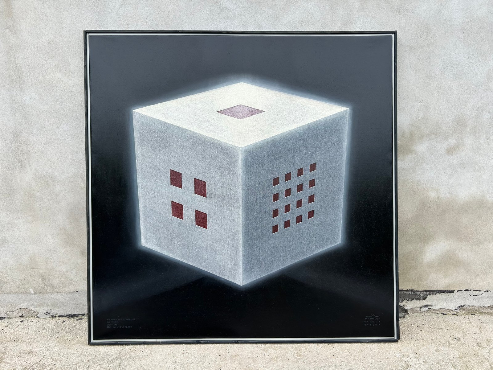 The Whole Entire Universe — original canvas by Anik Malcolm